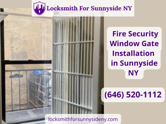 Fire Security Window Gate Installation in Sunnyside NY